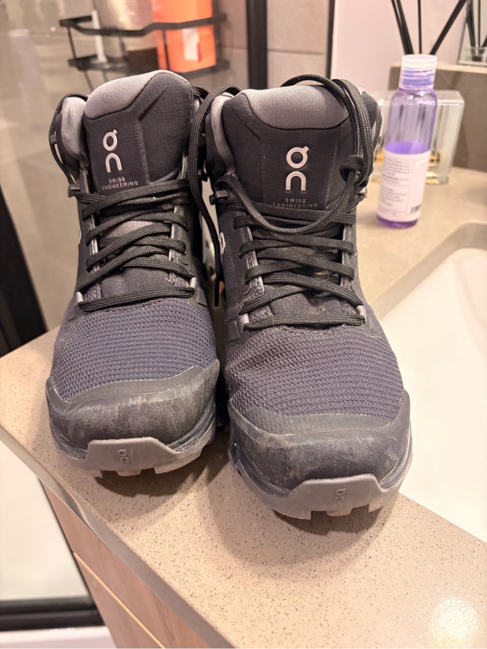 On Cloudrock Mid Waterproof Hiking Boots